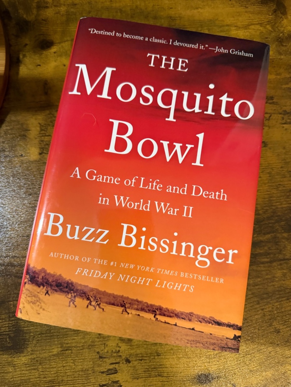 The Mosquito Bowl written by Buzz Bissinger. Story Based on WWll.